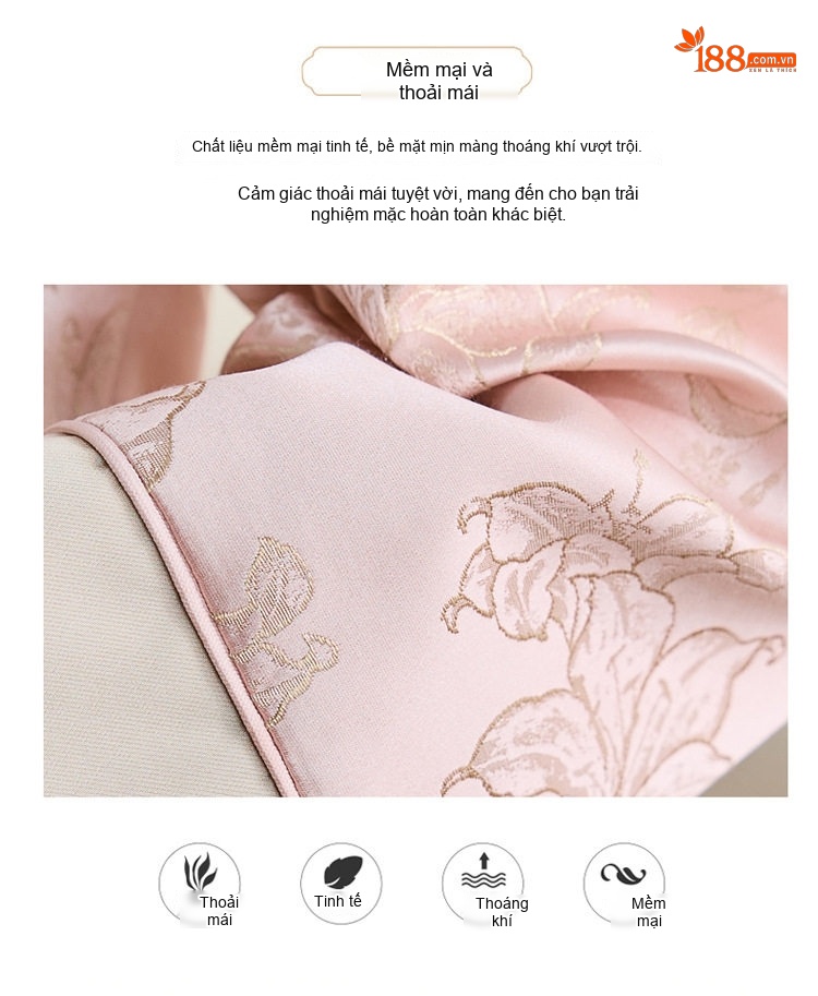 Áo Khoác Nữ Trung Hoa Cách Tân Phong Cách Quốc Dân Vải Satin Kiểu Áo Sườn Xám Thanh Lịch Màu Hồng, Kem chi tiết 10