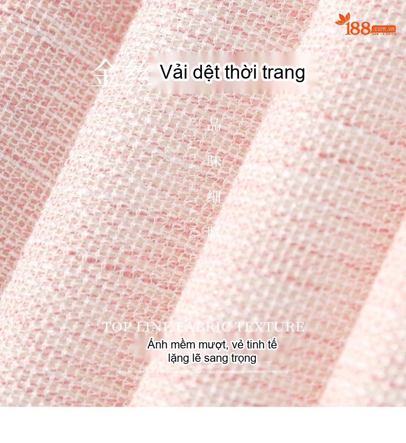 Váy Suông Nữ Tiểu Thư Phong Cách Tiểu Thư Thanh Lịch Thu Đông Màu Hồng chi tiết 5