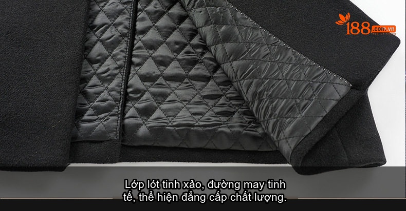Áo Khoác Dạ Nam Dáng Dài Vừa Vặn Phong Cách Doanh Nhân Màu Đen, Xám, Xanh Navy... chi tiết 18