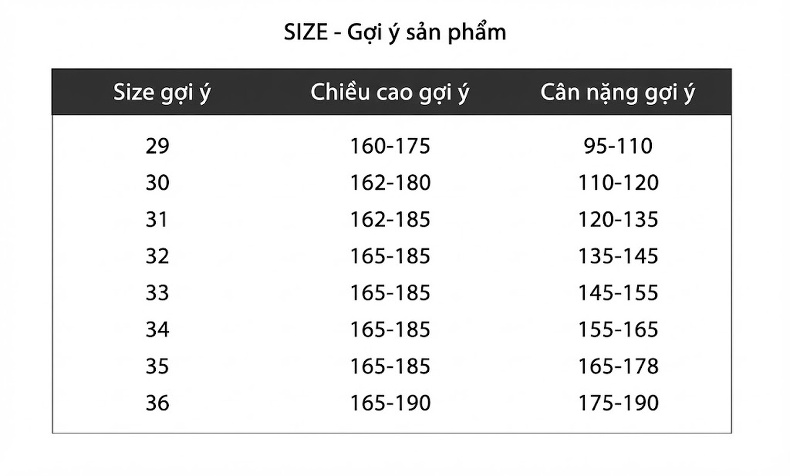 Quần Âu Nam Dáng Ôm Vừa Vặn Phong Cách Hàn Quốc Màu Đen chi tiết 10