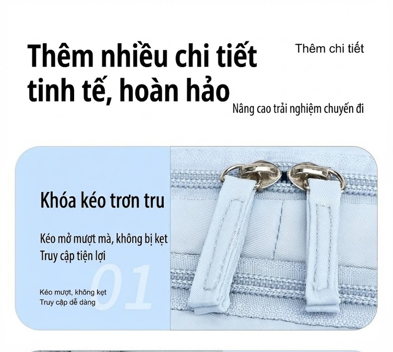 Balo Đa Năng Nữ Chống Thấm Nước, Chia Ngăn Ướt Khô, Dung Tích Lớn Màu Xám, Xanh chi tiết 35