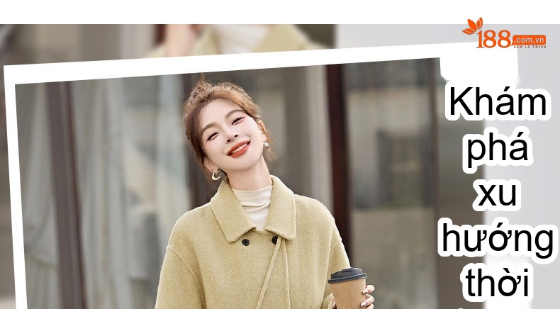 Áo Khoác Dạ Nữ Hai Mặt Lông Cừu Dáng Dài Qua Gối Cúc Đôi Phong Cách Hàn Quốc Màu Be, Đỏ, Đen, Trắng... chi tiết 3