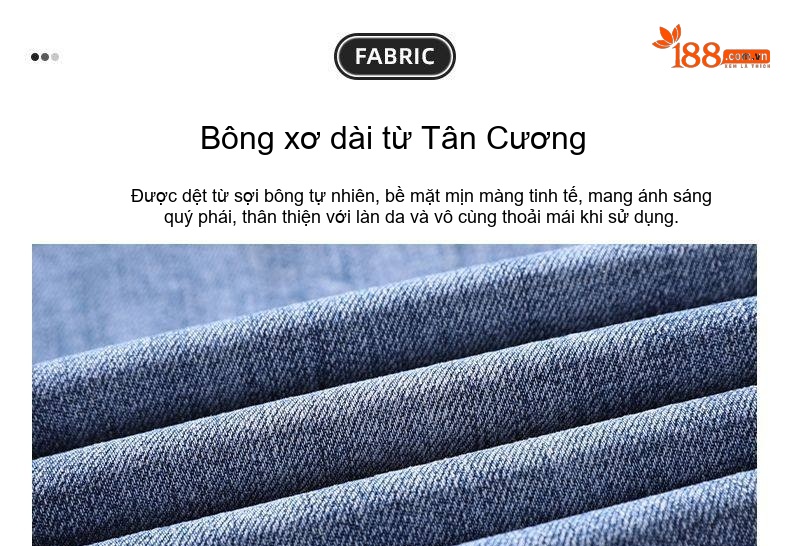 Quần Jean Nam Dáng Suông Co Giãn Thoải Mái Màu Xanh, Đen chi tiết 8