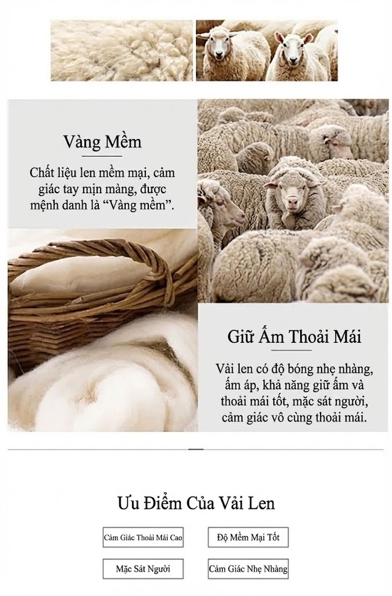 Áo Khoác Dạ Nam Dáng Ôm Dài Vừa Vải Dạ Dày Dặn Màu Đen, Xám, Xanh Navy, Xanh Da Trời chi tiết 1