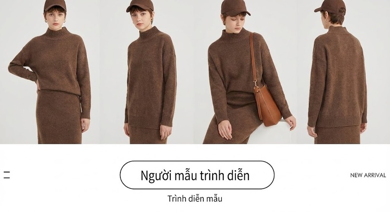 Áo Khoác Dạ Nữ Dáng Dài Vừa Phong Cách Hàn Quốc Màu Đỏ, Xanh Dương chi tiết 8