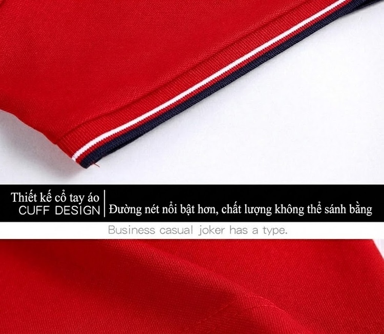 Áo Polo Nam Tay Ngắn Lụa Tằm Thượng Hạng Mềm Mại Thoáng Mát Màu Đỏ, Trắng, Đen, Xanh Dương... chi tiết 31