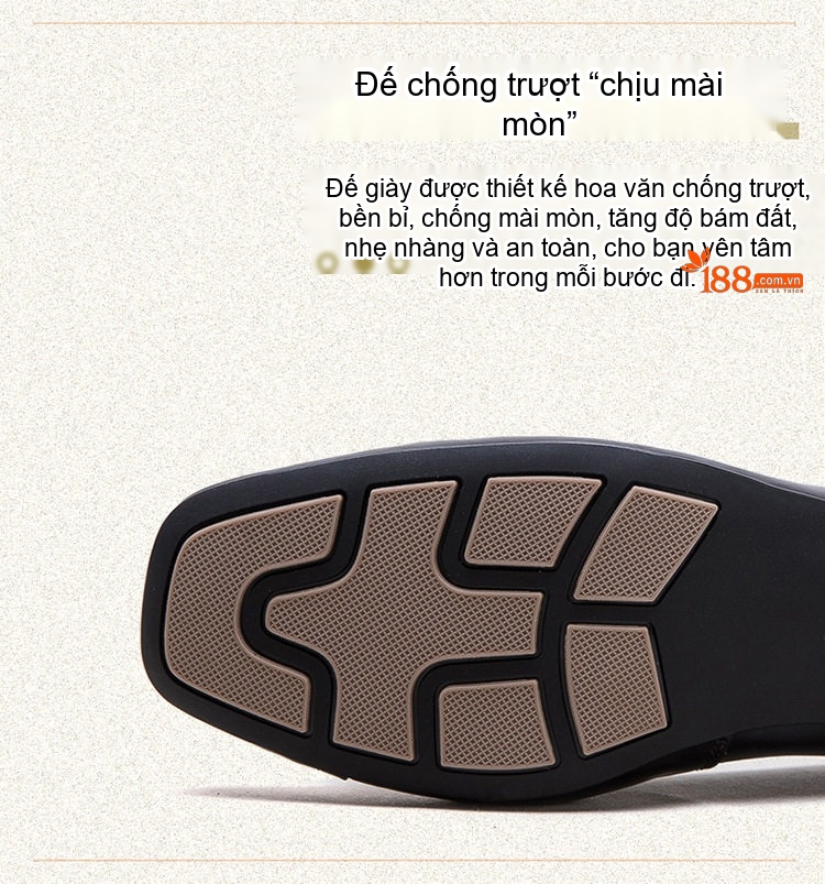 Giày Búp Bê Nữ Da Bò Mũi Vuông Chiều Cao Đế Khoảng 3cm Màu Đen, Trắng chi tiết 6