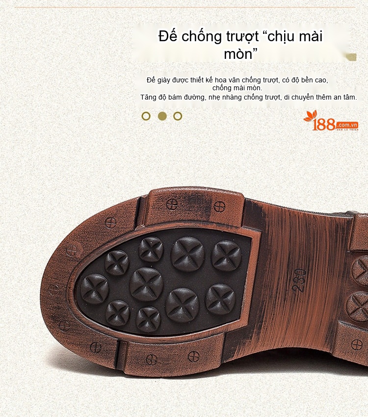 Dép Sandal Nữ Quai Dán Đế Bệt Phong Cách Retro Thoáng Khí Đế Cao 5cm - 6cm Màu Nâu, Kem chi tiết 6
