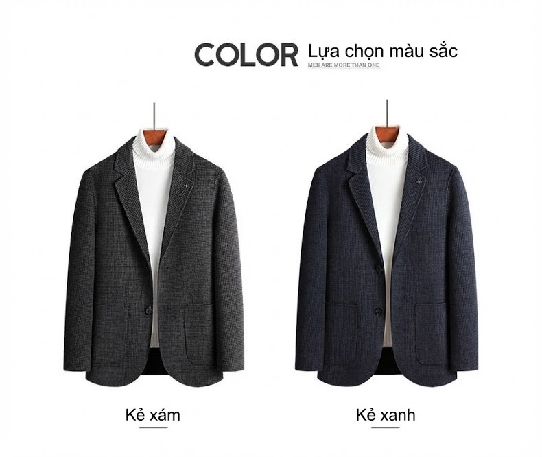 Áo Vest Nam Hai Mặt Thủ Công Họa Tiết Chân Chim Cúc Đơn Phong Cách Doanh Nhân chi tiết 6