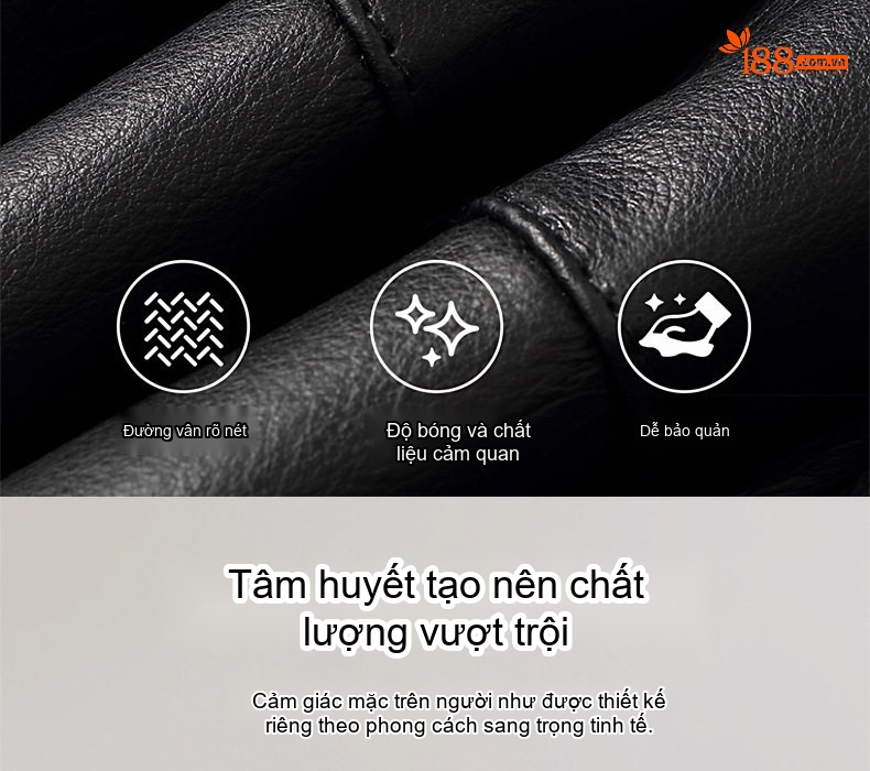 Áo Khoác Phao Da Bò Dáng Dài Có Mũ Trùm Đầu Màu Đen chi tiết 3