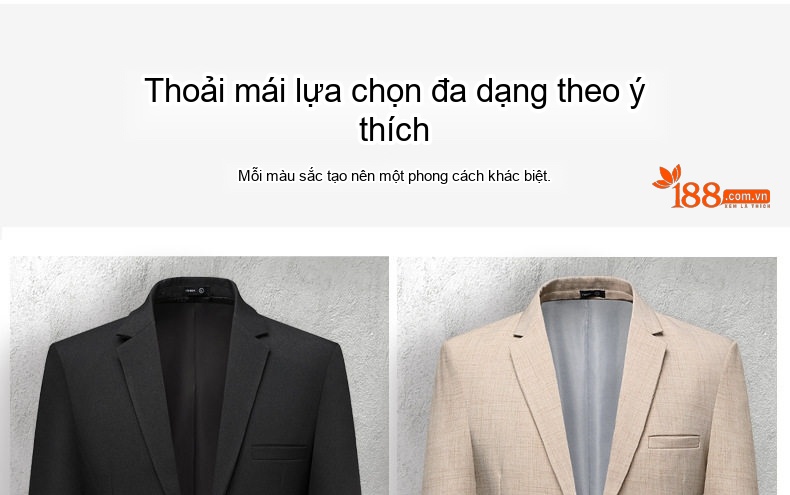 Áo Vest Nam Mỏng Dáng Ôm Chống Nhăn Phong Cách Hàn Quốc Màu Be, Xanh, Đen chi tiết 11