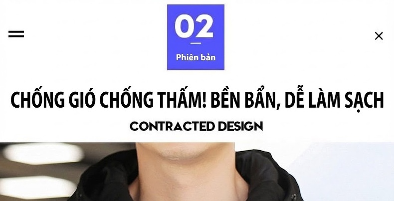 Áo Khoác Nam Dáng Ôm Có Mũ Trùm Đầu Màu Xám, Xanh Dương, Xanh Lá, Đen chi tiết 3