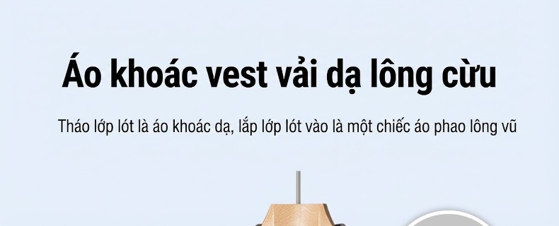 Áo Vest Nam Ngắn Tay Dài Dáng Ôm Vừa Vặn 100% Thuần Len Màu Xám chi tiết 8