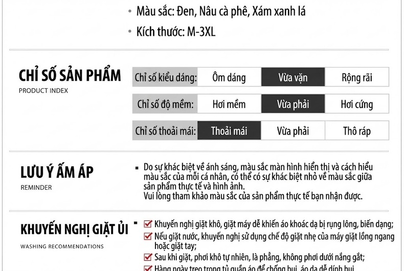 Áo Khoác Dạ Nam Lông Cừu Dáng Dài Double Breasted Màu Nâu, Đen, Xám chi tiết 5