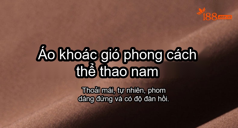 Áo Khoác Gió Nam Dáng Ôm Có Mũ Trùm Đầu Phong Cách Doanh Nhân chi tiết 1