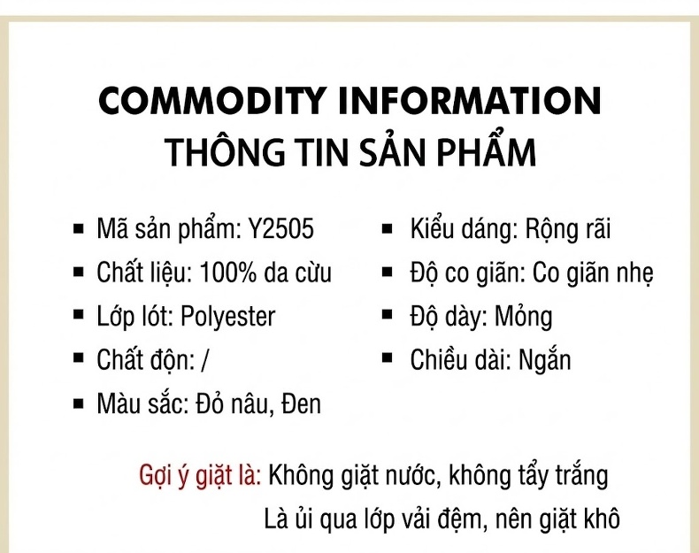 Áo Khoác Da Thật Nữ Kiểu Ngắn Dáng Bomber Da Cừu chi tiết 29