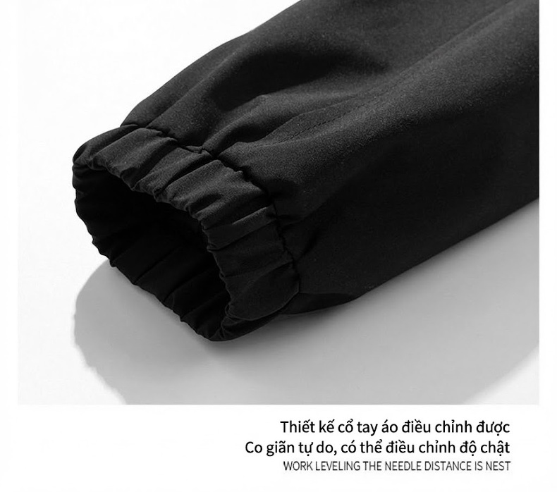 Áo khoác gió chống thấm nước có mũ trùm đầu phong cách outdoor chi tiết 31