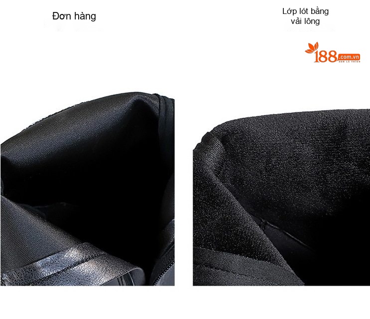 Boot Nữ Cổ Ngắn Gót Nhọn Da Bóng Phong Cách Âu Mỹ Chiều Cao Đế Khoảng 8cm Màu Đen, Trắng chi tiết 37