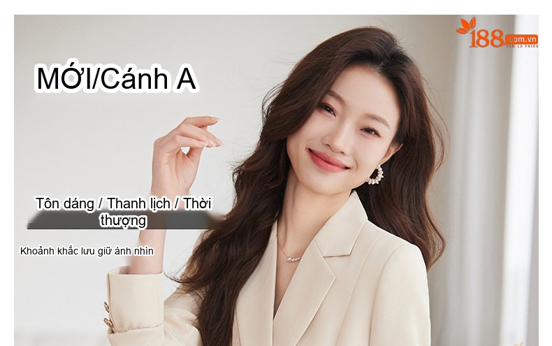 Váy Đầm Công Sở Nữ Dáng Vest Xếp Ly Cao Cấp Màu Đen, Hồng, Kem chi tiết 2