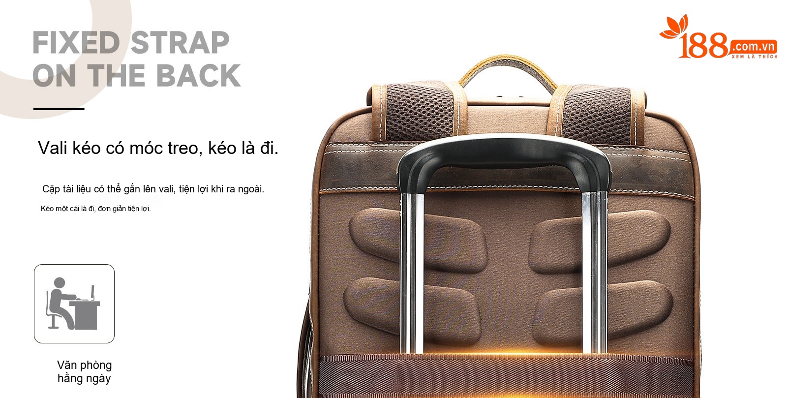 Balo Da Bò Nam Cao Cấp Đựng Laptop 16 Inch Phong Cách Doanh Nhân Màu Nâu