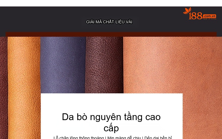 Giày Lười Nam Da Thật Mũi Tròn Chiều Cao Đế Khoảng 3cm Màu Nâu chi tiết 5