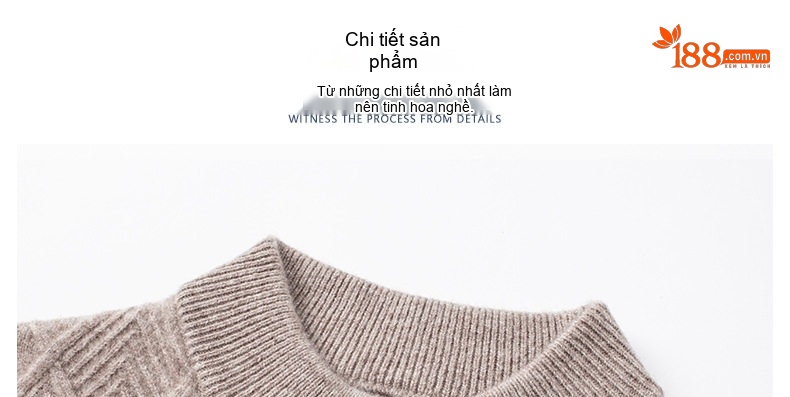 Áo Len Nam 100% Lông Cừu Cổ Tròn Họa Tiết Trám Ấm Áp Màu Be, Xám Đậm, Xám chi tiết 19