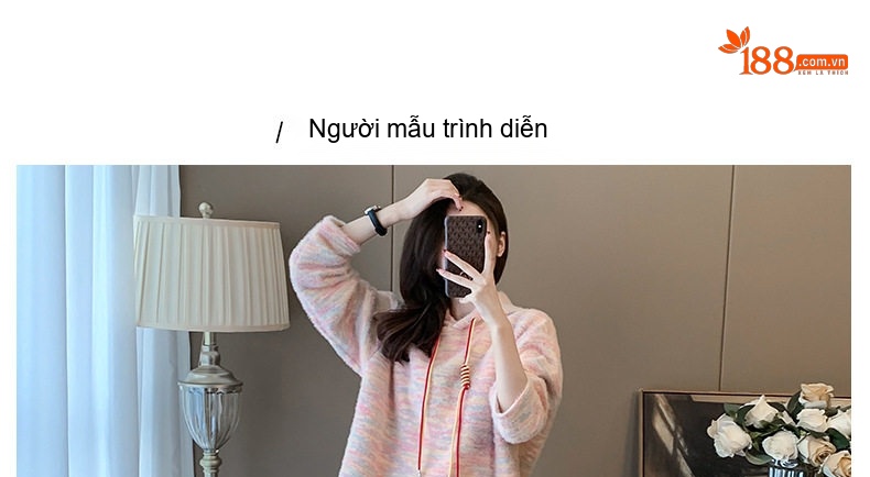 Bộ đồ thể thao nữ áo hoodie quần ống rộng phong cách rộng thoải mái chi tiết 3