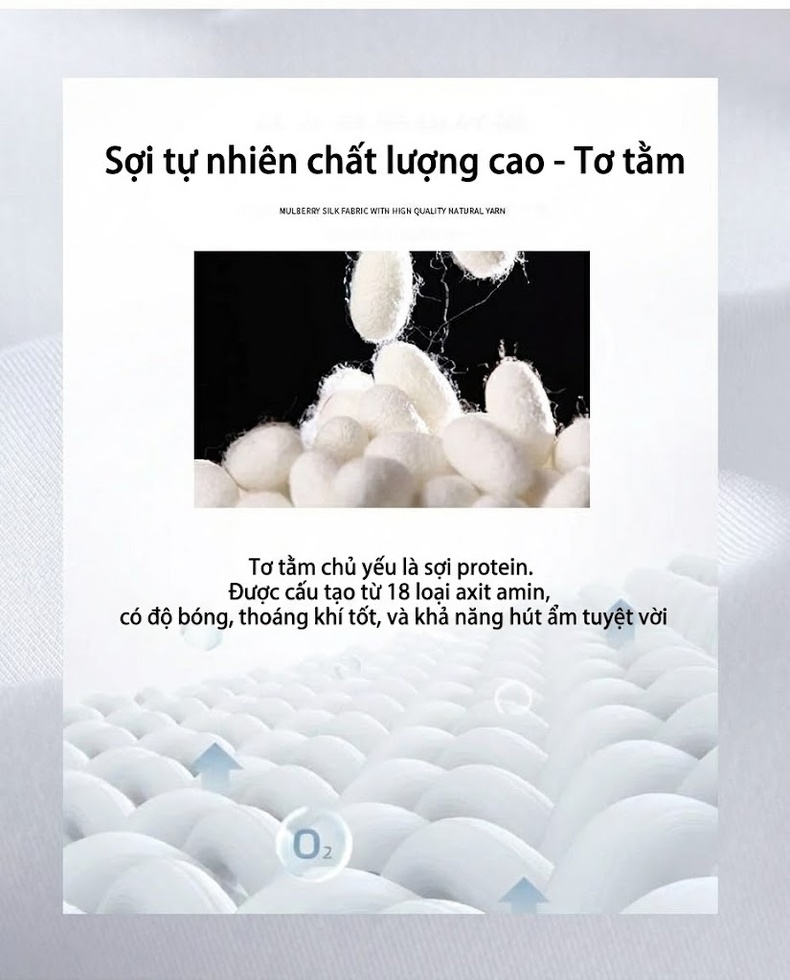 Áo Sơ Mi Dài Tay Nam Lụa Tơ Tằm Trơn Màu Phong Cách Công Sở Thanh Lịch Màu Trắng, Xanh Dương, Đen, Xám... chi tiết 5