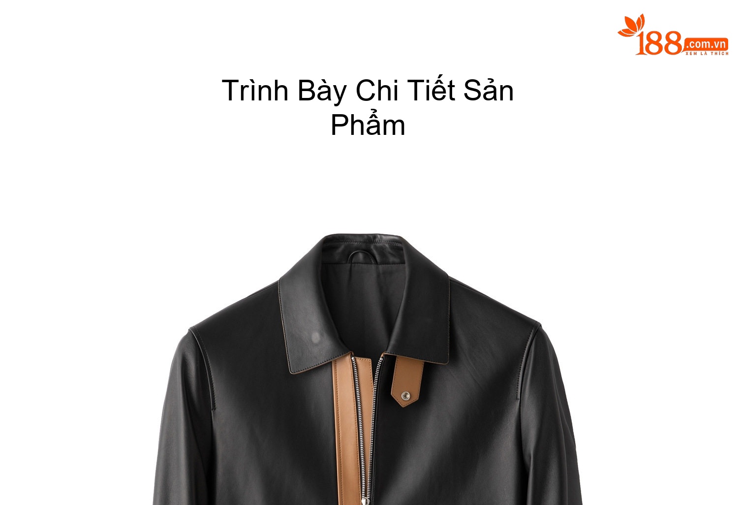 Áo Khoác Da Cừu Nam Dáng Ngắn Cổ Bẻ Rộng Màu Đen, Nâu chi tiết 17