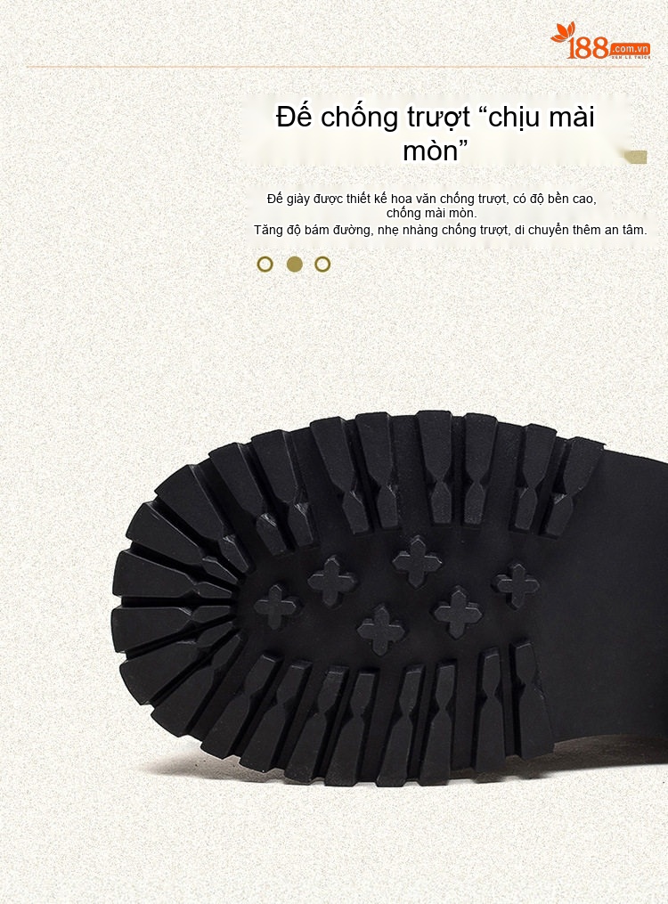 Boot Nữ Cổ Ngắn Da Bò Phong Cách Anh Quốc Chiều Cao Đế Khoảng 5cm Màu Đen, Nâu chi tiết 4