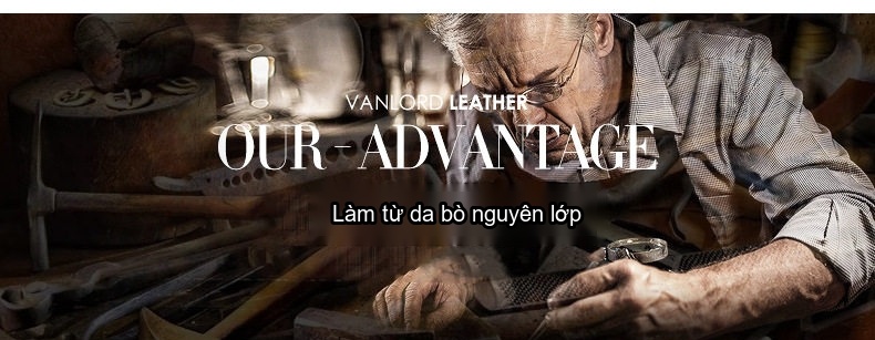 Ví Cầm Tay Nam Da Bò Khóa Kéo Phong Cách Retro Màu Nâu Đen chi tiết 2