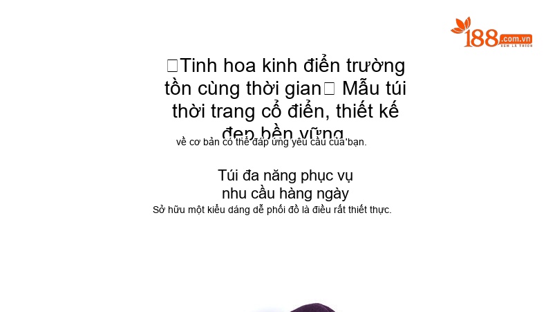 Túi Xách Nữ Da Mờ Thiết Kế Tối Giản Đeo Vai, Đeo Chéo Màu Đỏ Rượu Vang, Nâu chi tiết 7
