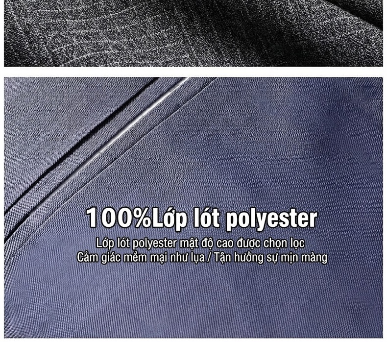 Áo Vest Nam Mỏng Co Giãn Chống Nhăn Họa Tiết Kẻ Ô Ôm Dáng Phong Cách Hàn Quốc Màu Xám chi tiết 7