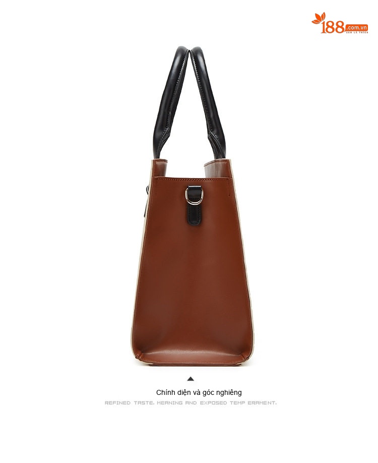 Bộ Túi Xách Tay, Túi Đeo Vai, Túi Clutch và Ví Nữ Da Bóng chi tiết 13