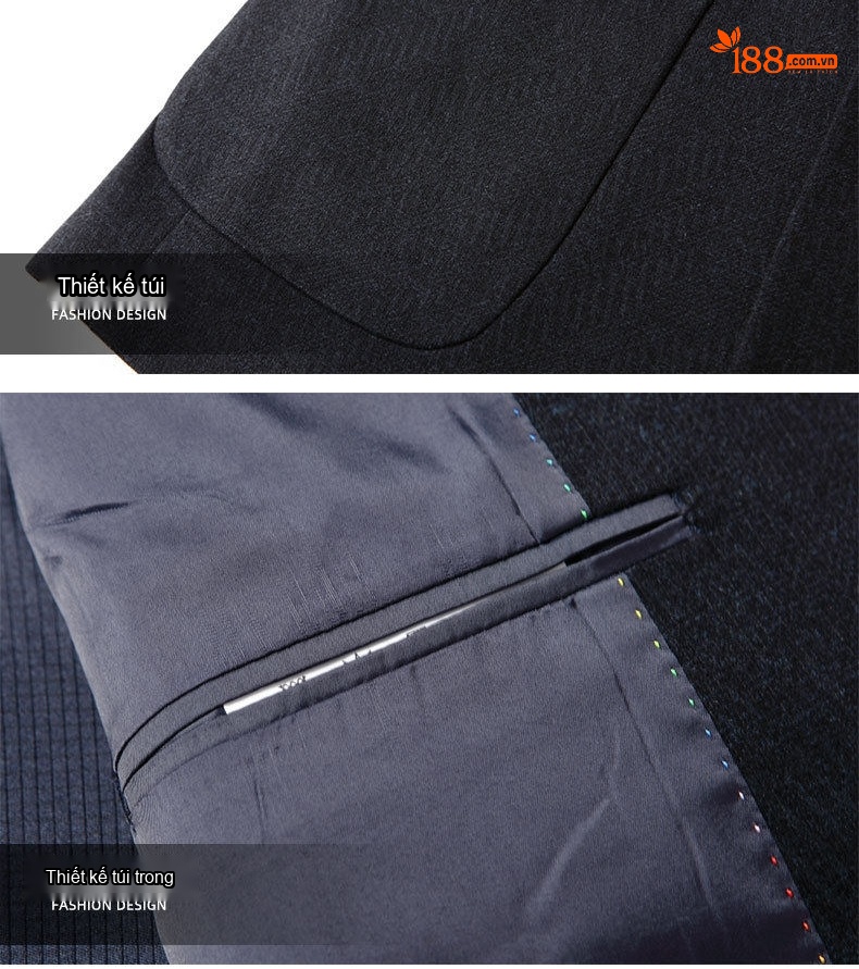 Áo Vest Nam Dáng Ôm Vừa Vặn Phong Cách Casual Thanh Lịch Màu Đen, Xám chi tiết 13