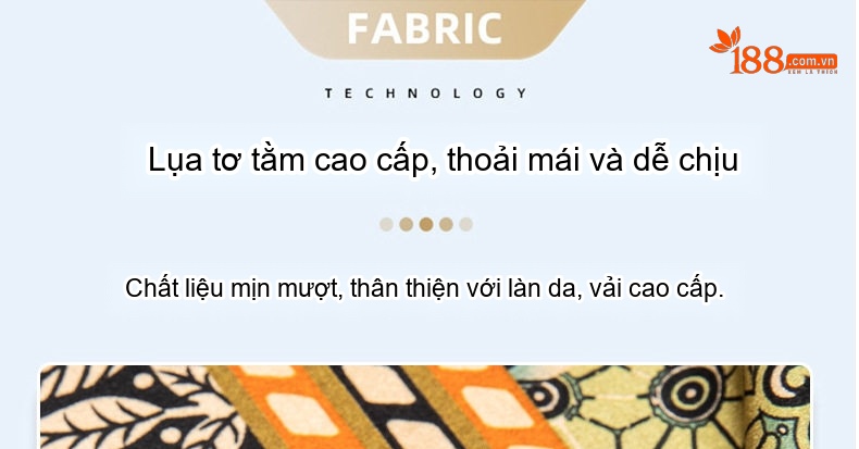 Áo Sơ Mi Nam Tay Ngắn Lụa Tằm Cao Cấp Họa Tiết In Hoa Phong Cách Doanh Nhân Trung Niên Màu Vàng, Xanh Lá chi tiết 3