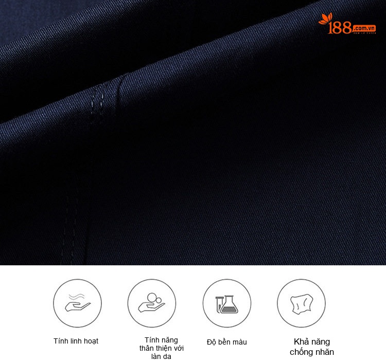 Áo Vest Nam Cotton Kiểu Hàn Quốc Dáng Ôm Màu Trắng Kem, Xanh Navy, Xanh Rêu chi tiết 6