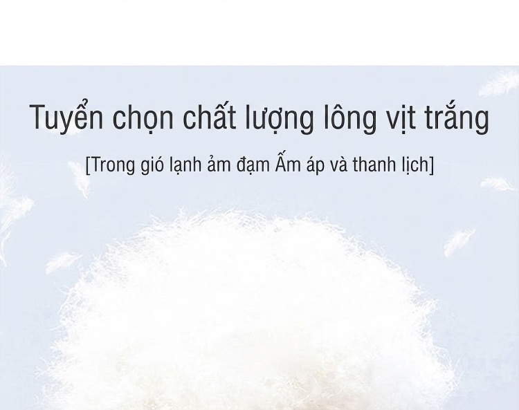 Áo Khoác Phao Nữ Ngắn Dáng Nhỏ Gọn Dáng Rộng Nhồi Bông Lông Vịt Trắng Dày Dặn Màu Vàng chi tiết 6