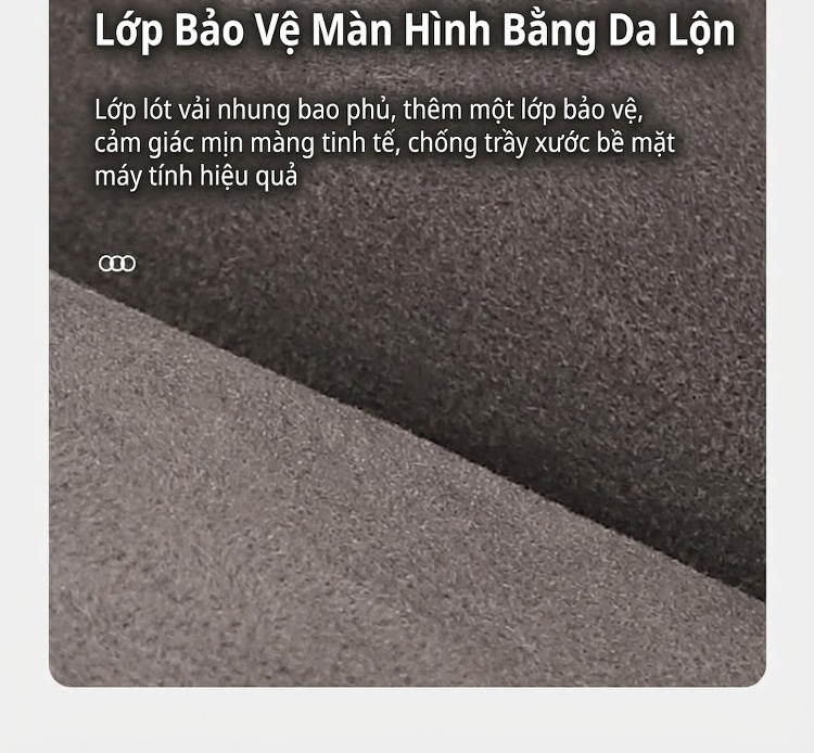Túi Đựng Ipad Da Thật Kiểu Cổ Điển 11 Inch 7.9 Inch Màu Nâu, Xám chi tiết 7