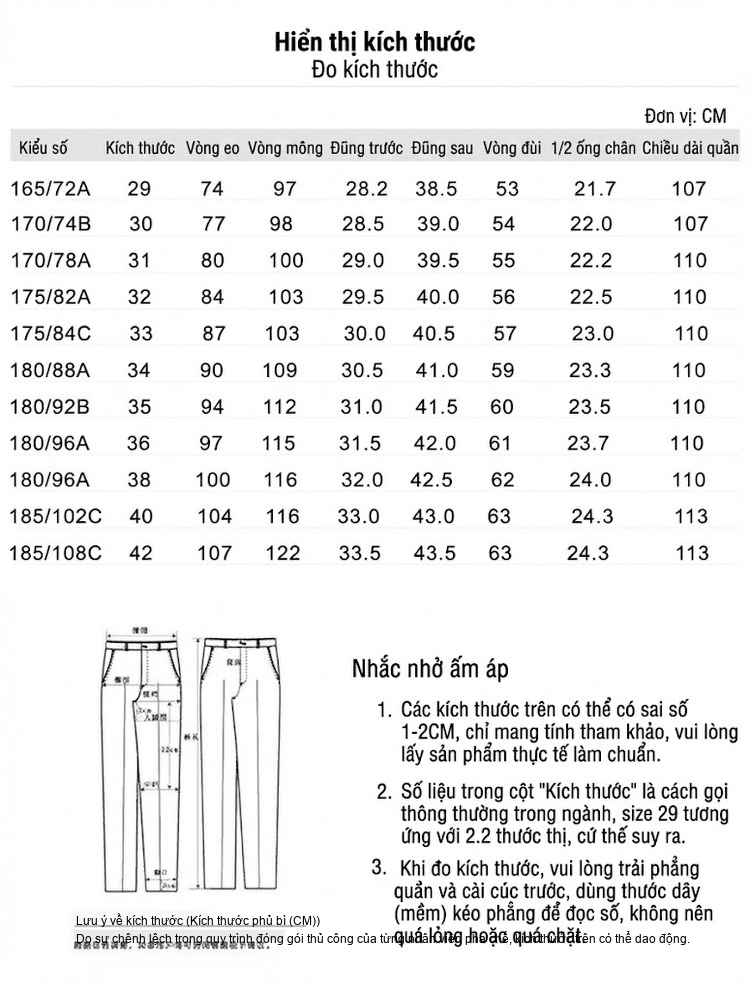 Quần Tây Nam Ống Đứng Vải Wool Dày Dặn Chống Nhăn Co Giãn Không Ly Màu Đen chi tiết 11