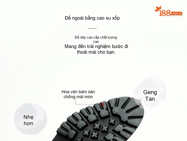 Giày Tây Brogue Nam Da Bóng Đế Dày Chiều Cao Đế 4cm Màu Đen, Nâu chi tiết 9