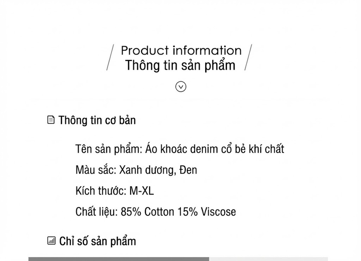 Áo Khoác Jean Nữ Dáng Ngắn Trẻ Trung Phong Cách Retro Màu Xanh Jean, Đen chi tiết 18