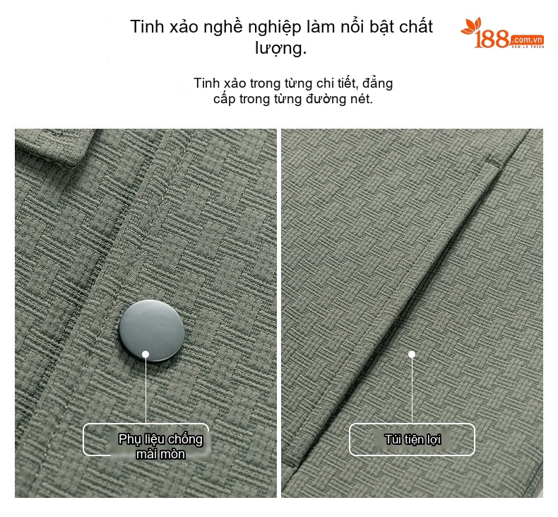 Áo Khoác Giữ Ấm Nam Cổ Bẻ Dáng Bomber Phong Cách Công Sở Màu Xanh, Trắng, Đen chi tiết 26