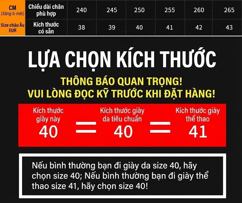 Giày Martin Cổ Thấp Nam Da Mờ Buộc Dây Phong Cách Công Sở Đế Cao 4cm chi tiết 35