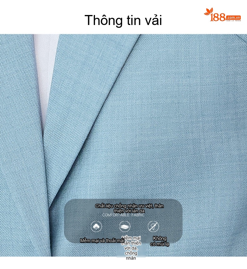 Bộ Vest Công Sở Nữ Tay Lỡ Phong Cách Hàn Quốc Màu Xám, Xanh Dương, Hồng, Nâu chi tiết 5