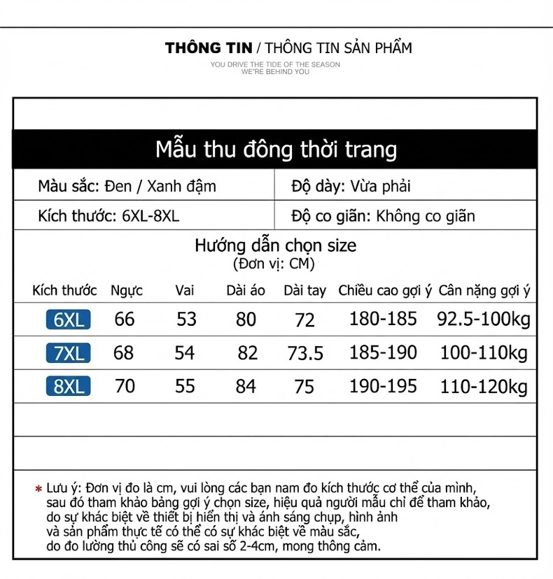 Áo Khoác Phao Nam Hai Mặt Có Mũ Trùm Đầu Lớn, Mũ Có Thể Tháo Rời Màu Đen chi tiết 7