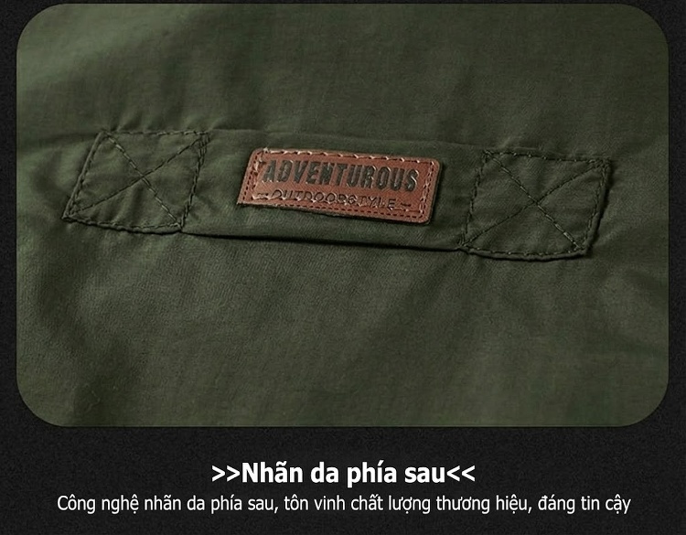 Áo Gile Nam Mùa Xuân Thu Dáng Rộng Nhiều Túi Phong Cách Thể Thao chi tiết 27