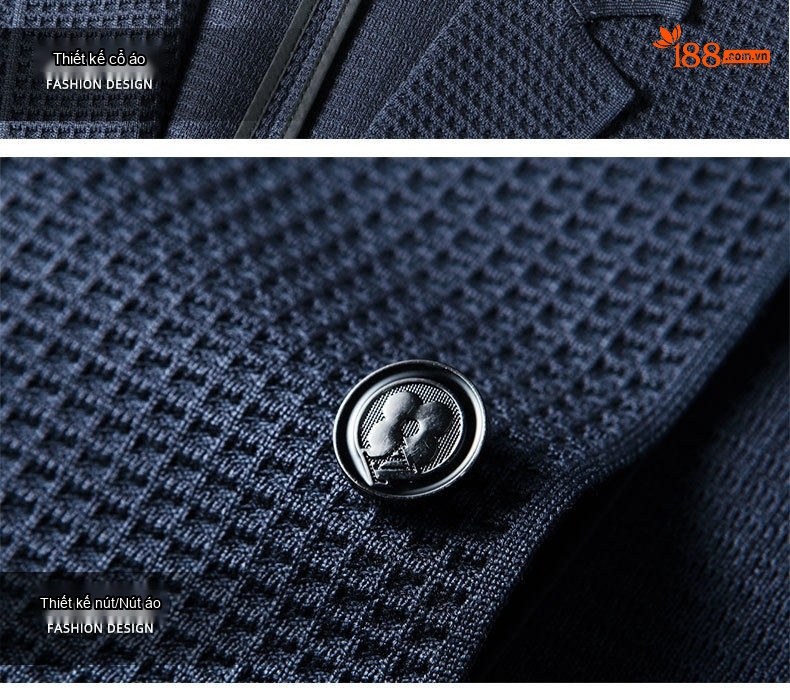 Áo Vest Nam Dệt Kim Phong Cách Casual Thu Đông Màu Xanh Navy, Đen chi tiết 13