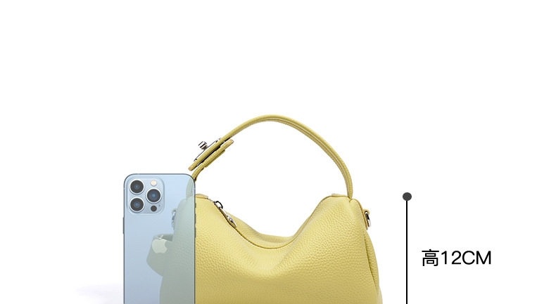Túi Xách Nữ Da Mềm Mini Kiểu Hàn Quốc Đeo Vai, Đeo Chéo Màu Vàng, Xanh Dương, Nâu chi tiết 9