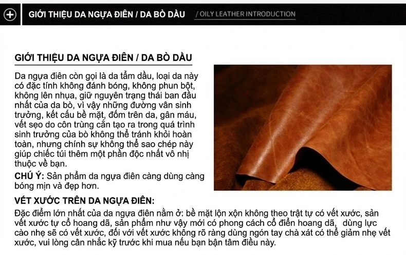 Túi Đeo Chéo Nam Da Bò Thật Phong Cách Casual Màu Nâu, Đen chi tiết 20